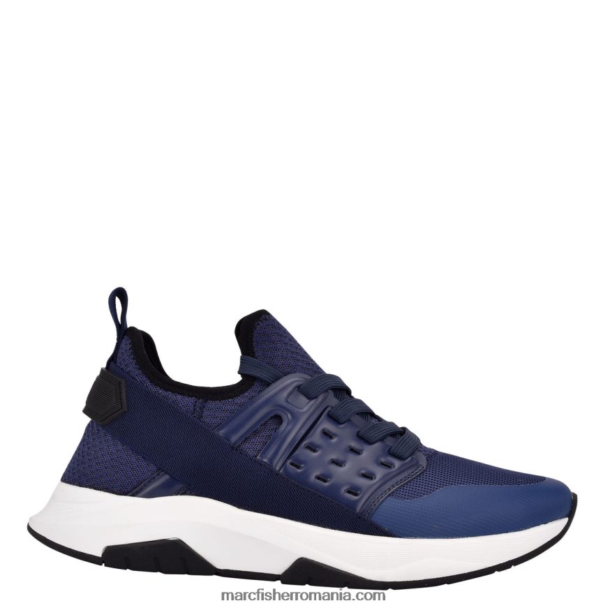 bărbați Marc Fisher adidași Justin 4P26XF742 albastru inchis
