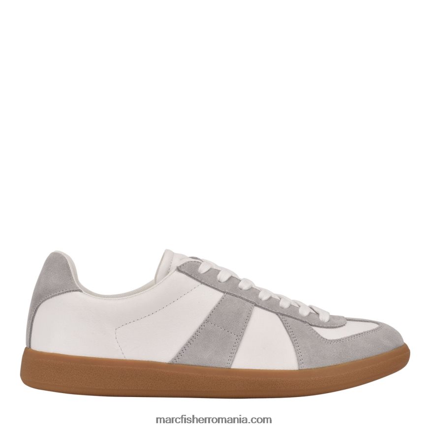 bărbați Marc Fisher adidași de lut 4P26XF737 piele intoarsa alba