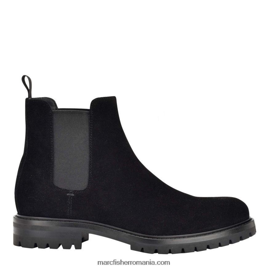 bărbați Marc Fisher cizme profunde casual 4P26XF712 piele intoarsa neagra