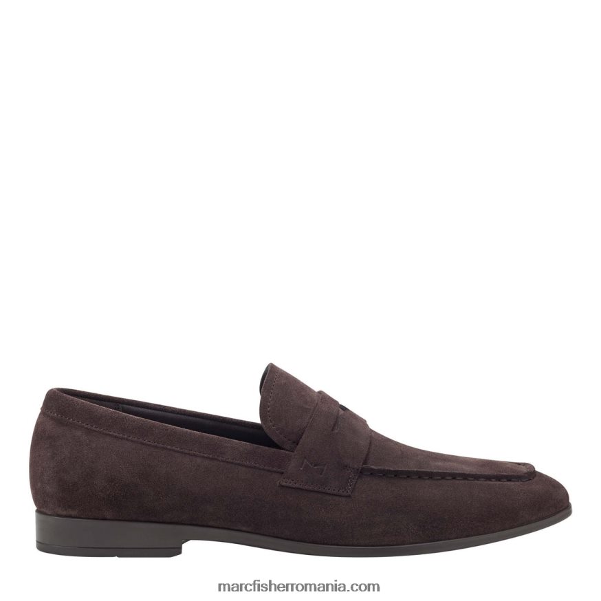 bărbați Marc Fisher mocasnic rochie noah 4P26XF720 piele intoarsa maro