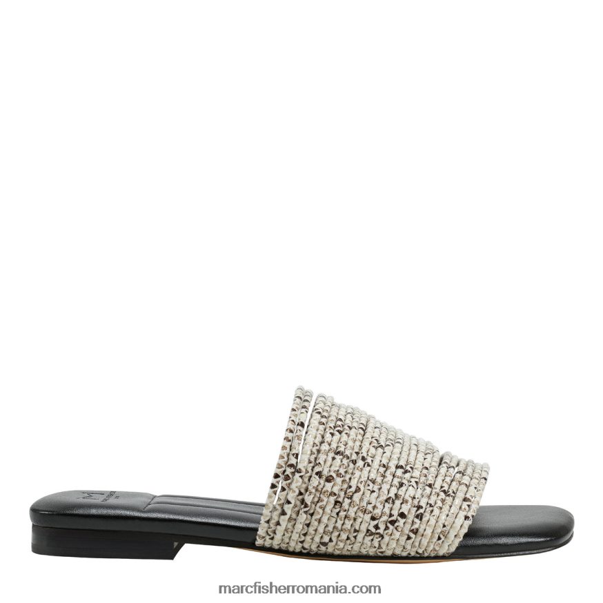 femei Marc Fisher Maddie sandală plată 4P26XF301 multi negru