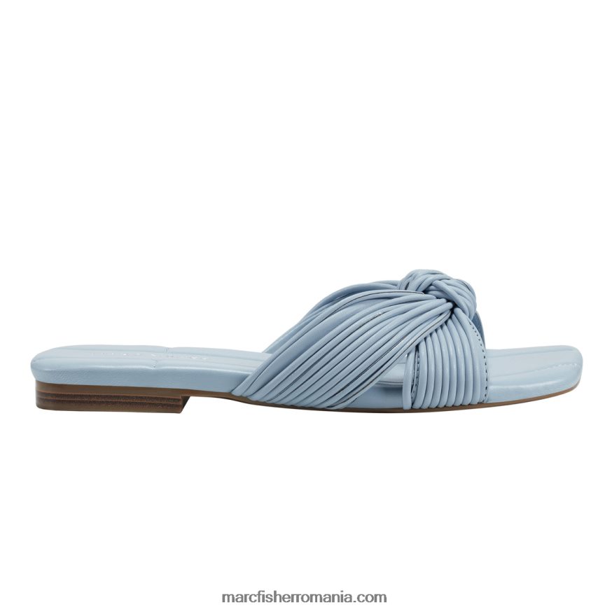 femei Marc Fisher sandală plată laury 4P26XF312 albastru deschis