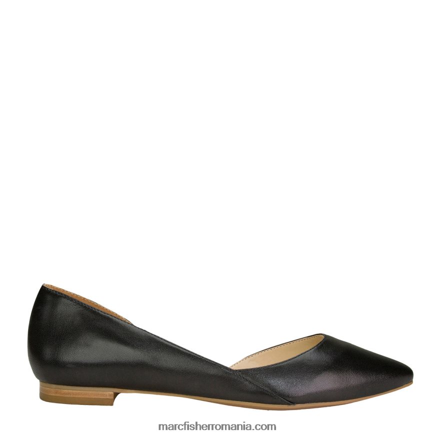 femei Marc Fisher sunny d'orsay flat 4P26XF282 piele neagra