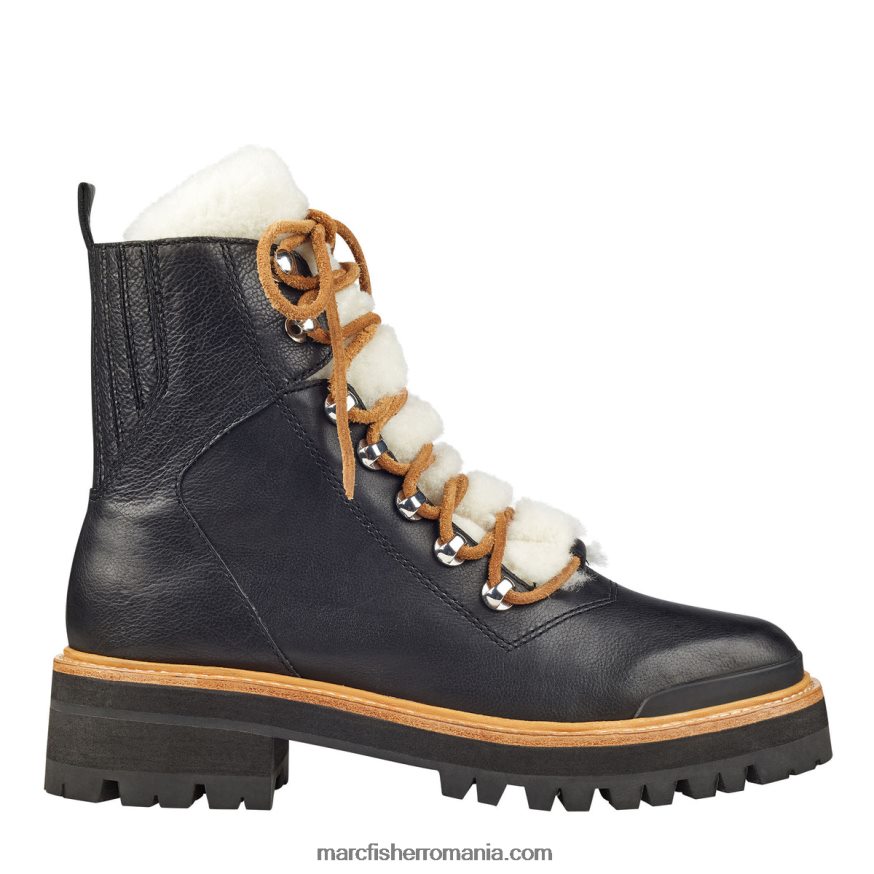 femei Marc Fisher cizme izzie cu talpă 4P26XF139 piele neagra
