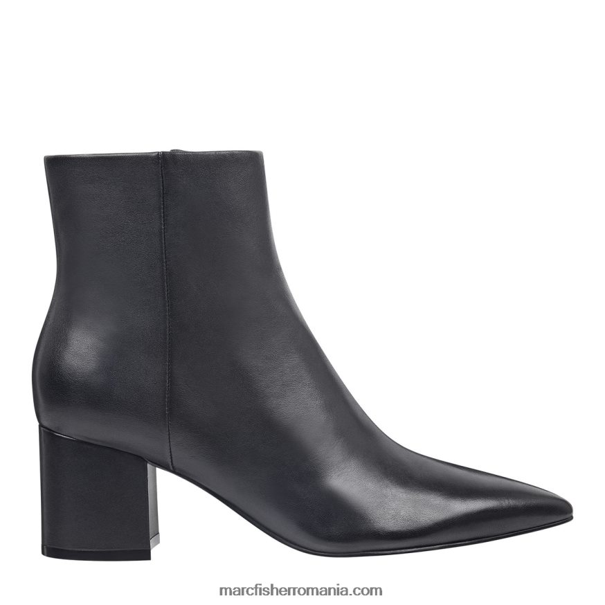 femei Marc Fisher jarli botine ascuțite 4P26XF138 piele neagra