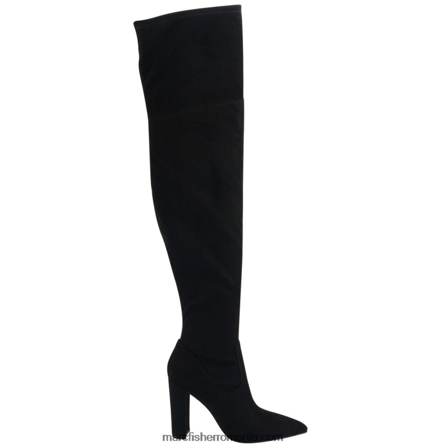 femei Marc Fisher cizme peste genunchi garalyn 4P26XF168 piele intoarsa neagra