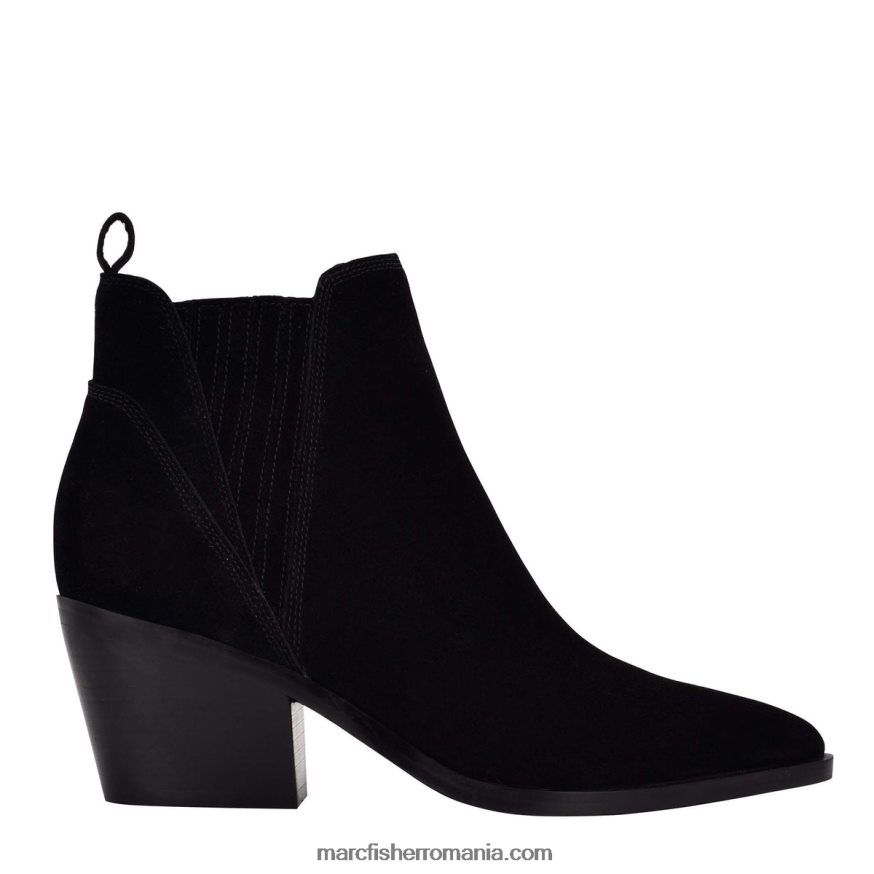 femei Marc Fisher papuc Chelsea teona vârf ascuțit 4P26XF113 piele intoarsa neagra