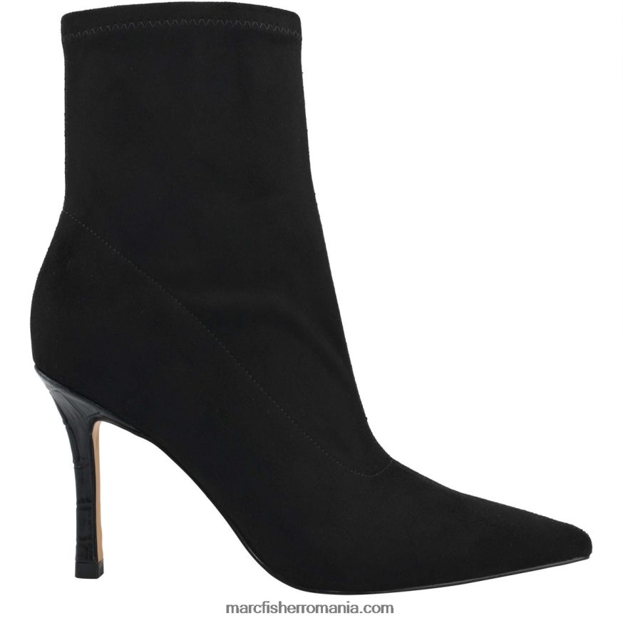 femei Marc Fisher papuc cu toc kellen 4P26XF21 piele intoarsa neagra