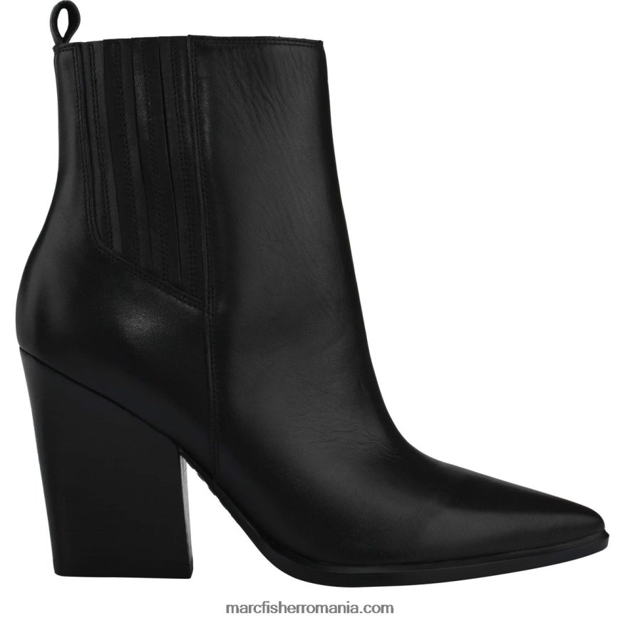 femei Marc Fisher papuc vestic cu toc mariel 4P26XF56 piele neagra