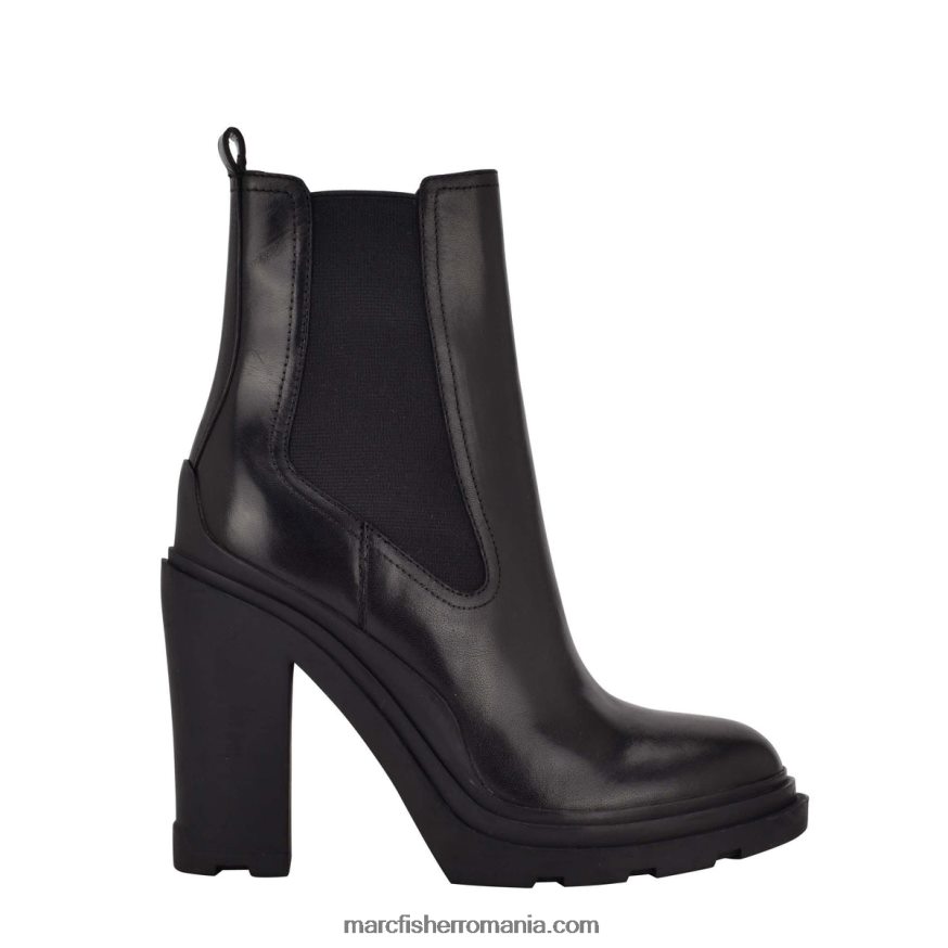 femei Marc Fisher papuci Chelsea cu toc ramio 4P26XF72 piele neagra