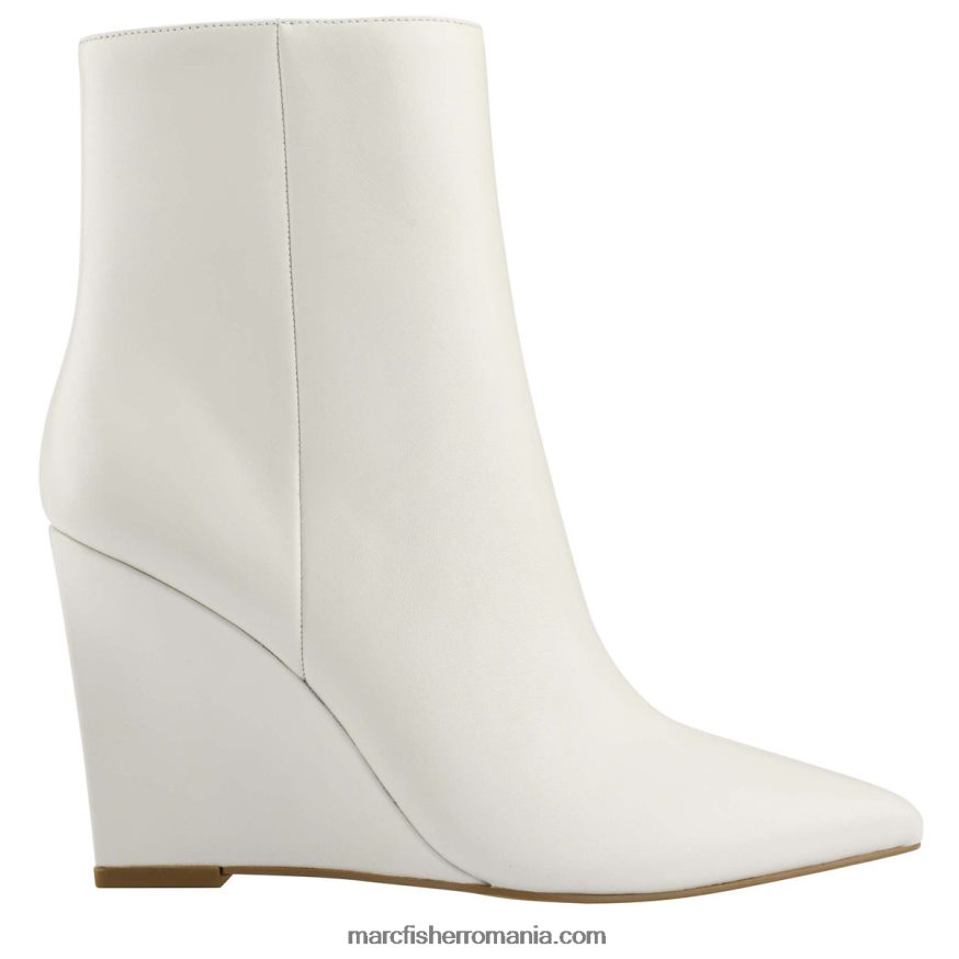 femei Marc Fisher papuci Dayna Wedge 4P26XF42 piele crem șic