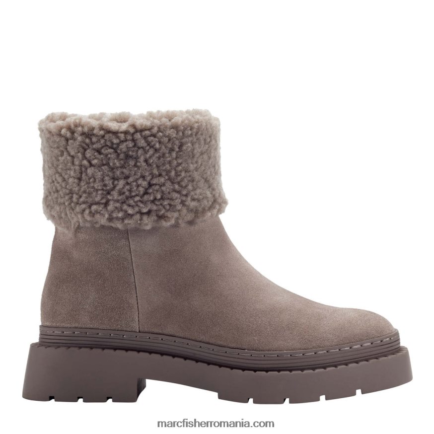 femei Marc Fisher papuci Vina Lugsole 4P26XF55 piele intoarsa taupe