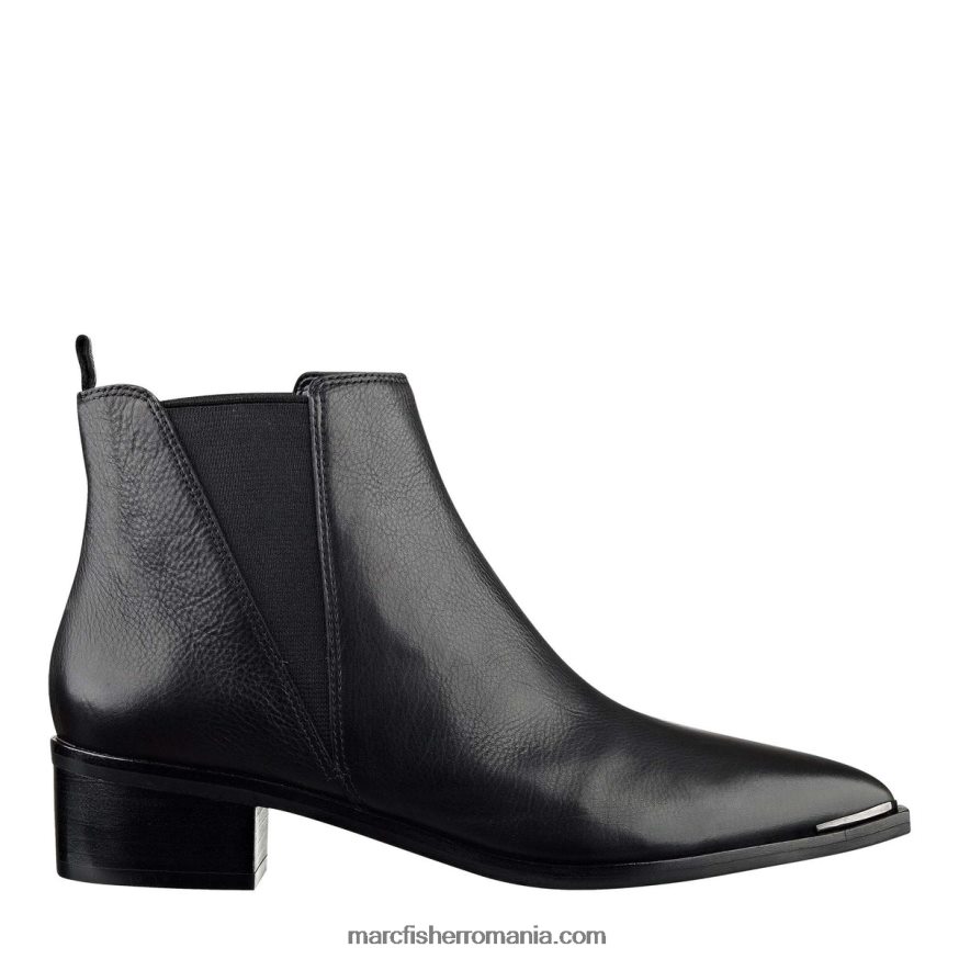 femei Marc Fisher papuci chelsea yale vârf ascuțit 4P26XF16 piele neagra