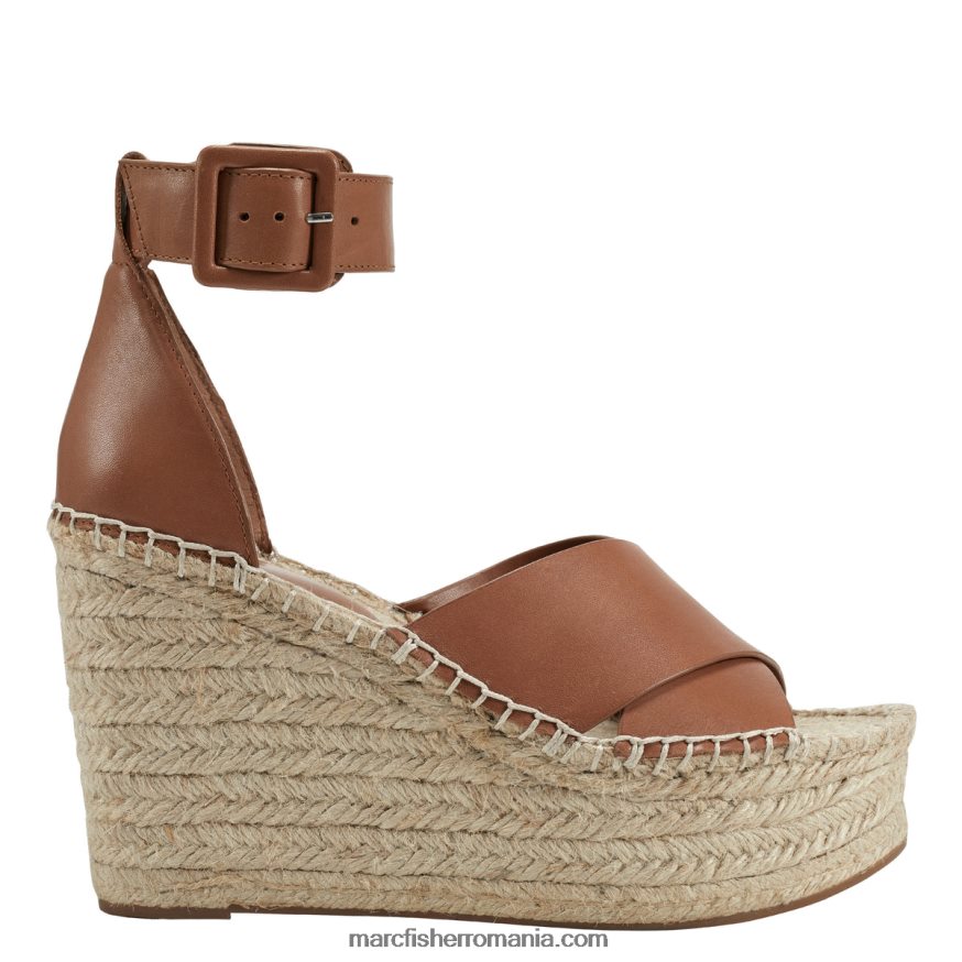 femei Marc Fisher sandale cu pană espadrile capabile 4P26XF199 natural