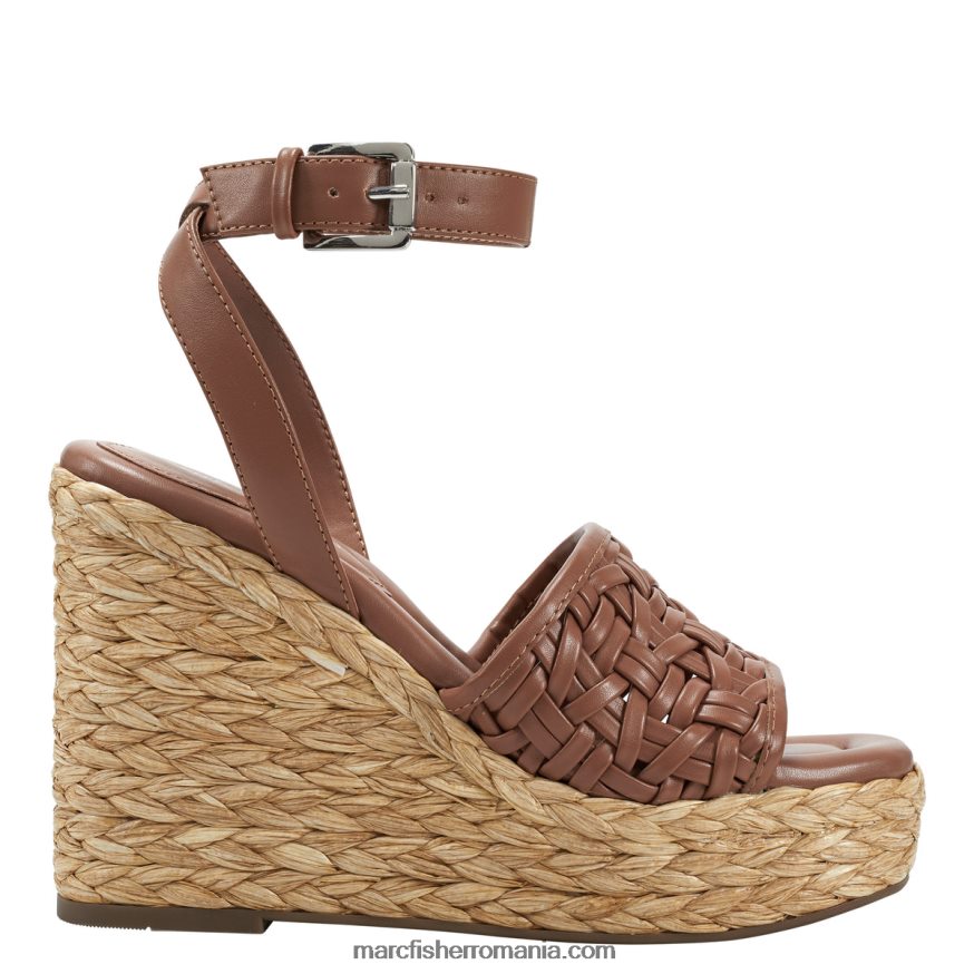 femei Marc Fisher sandale cu pană godina espadrile 4P26XF242 întuneric natural