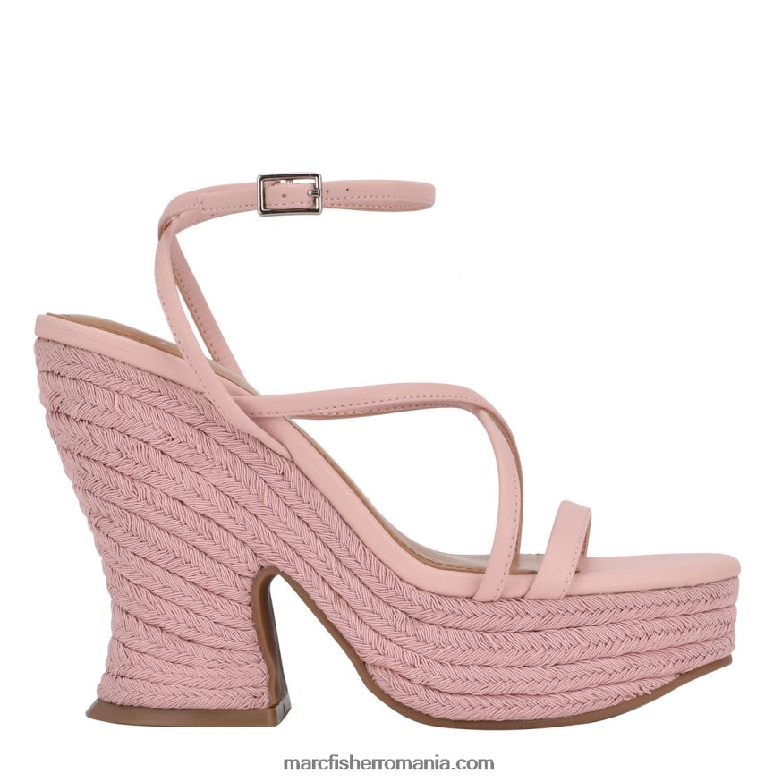 femei Marc Fisher sandale cu toc espadrile 4P26XF266 roz