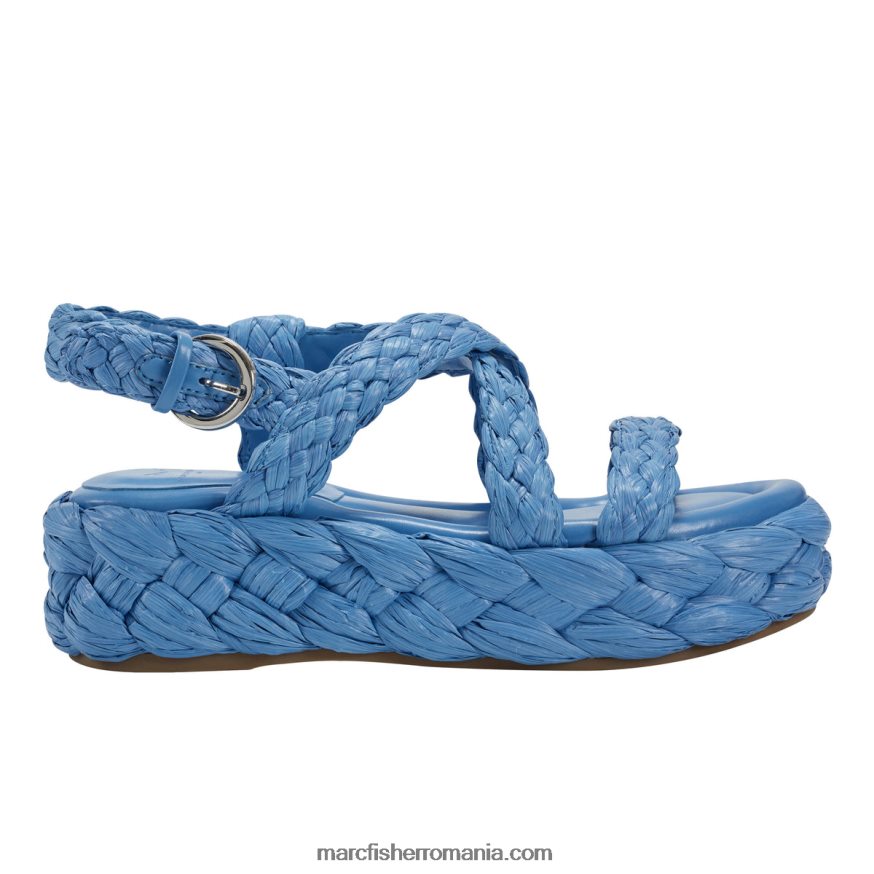 femei Marc Fisher sandale genie espadrile 4P26XF229 albastru