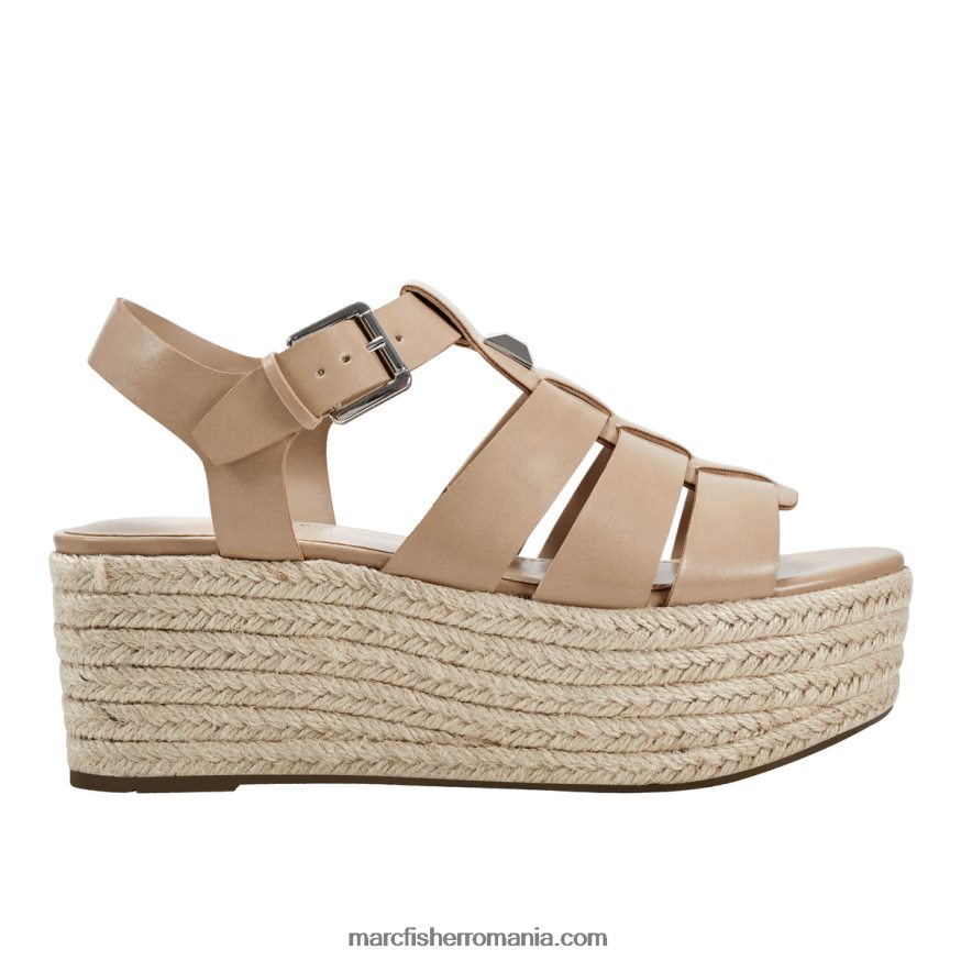 femei Marc Fisher sandale jenila espadrile 4P26XF206 lumina naturala