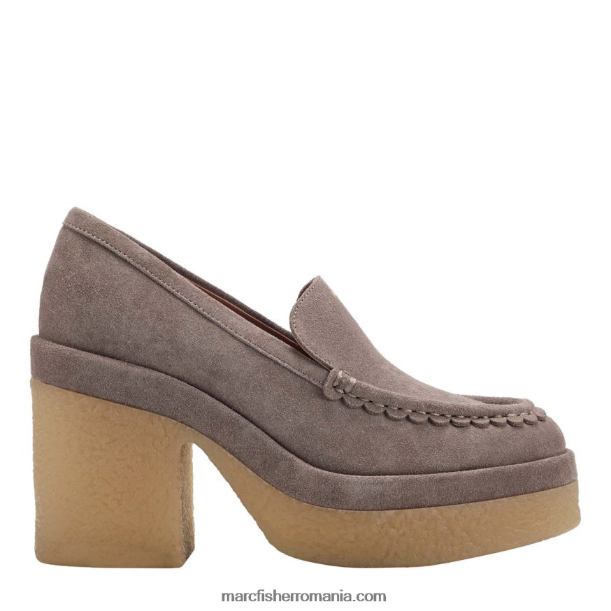 femei Marc Fisher mocasini cu toc lina 4P26XF432 piele intoarsa naturala medie