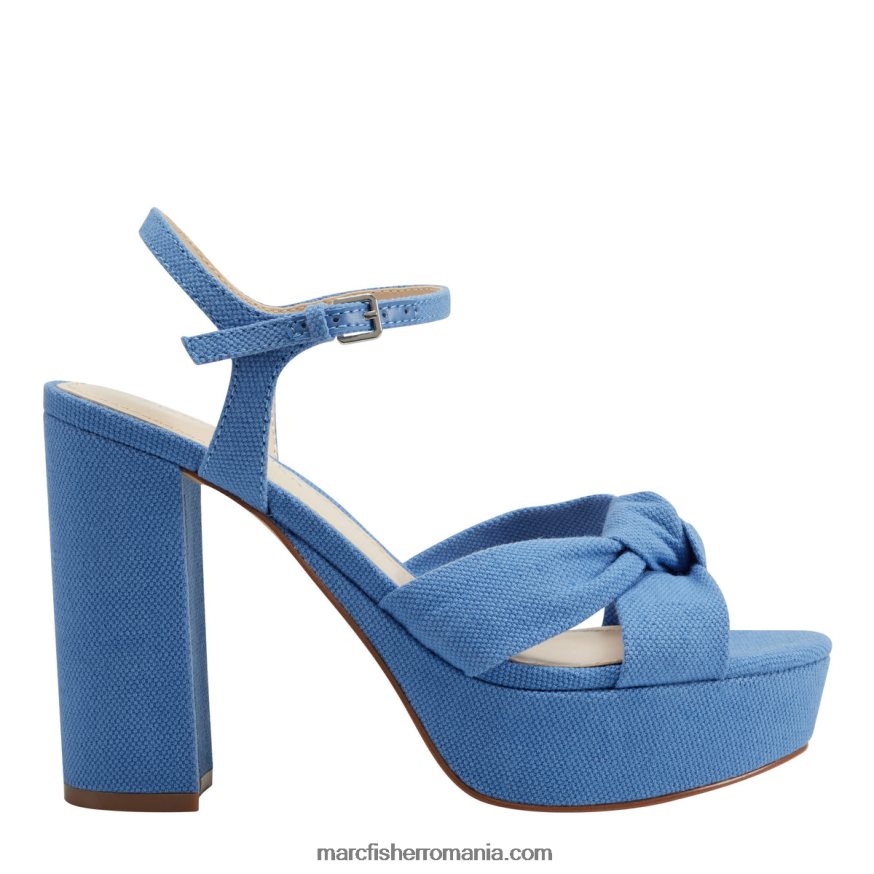 femei Marc Fisher sandală cu platformă deren 4P26XF566 denim albastru