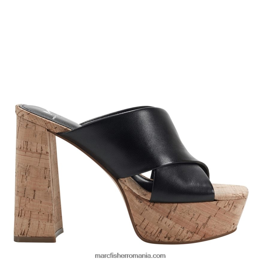 femei Marc Fisher sandală cu platformă farlow 4P26XF561 negru