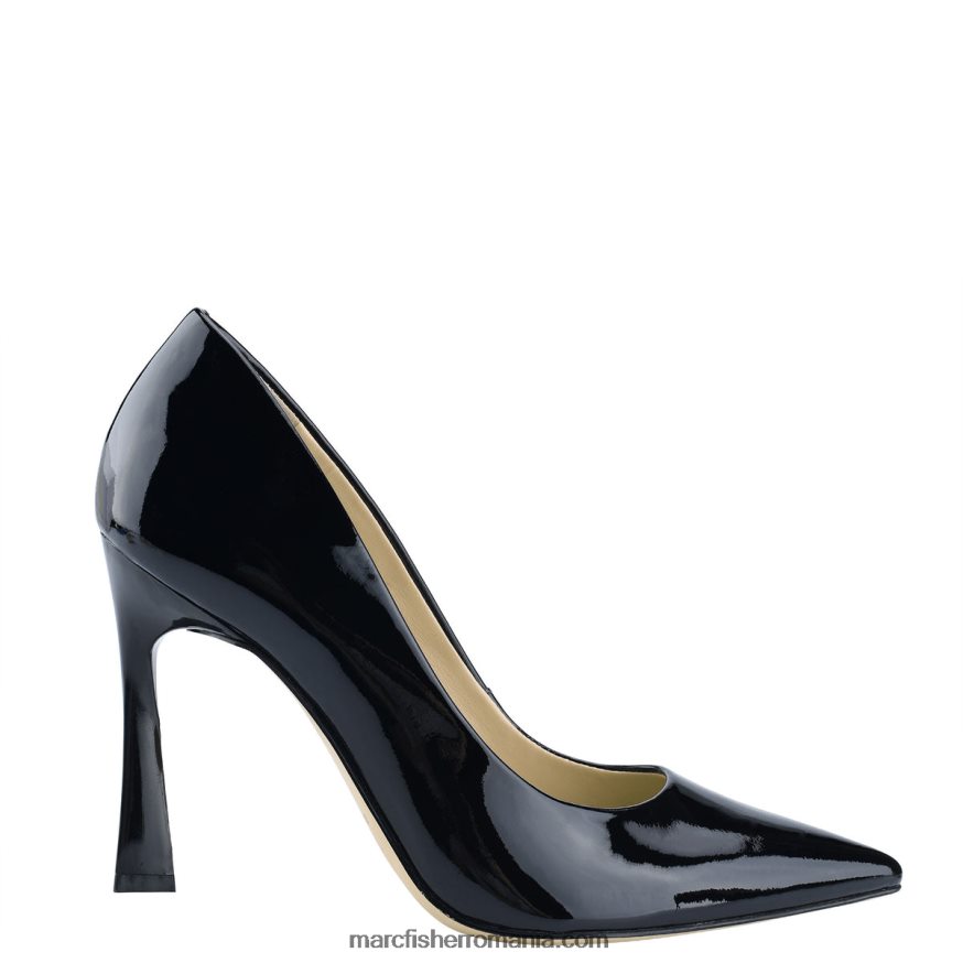 femei Marc Fisher pompă cu toc sassie 4P26XF627 piele lacuita neagra