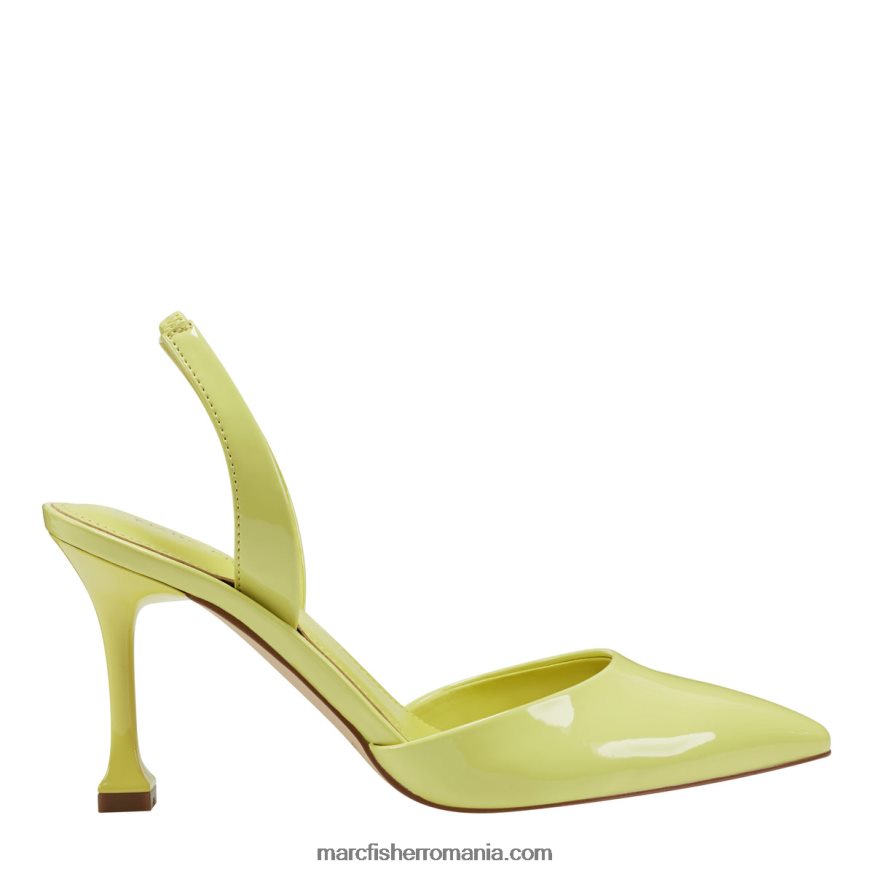 femei Marc Fisher pompă hadya slingback 4P26XF657 lămâie verde
