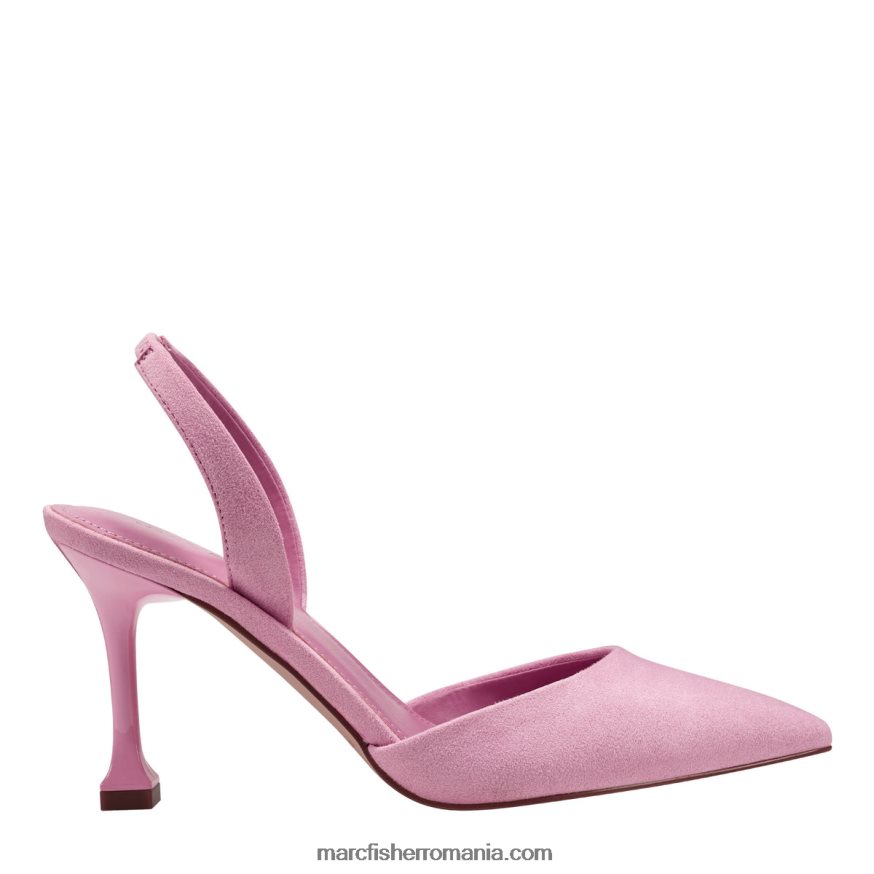 femei Marc Fisher pompă hadya slingback 4P26XF673 piele intoarsa roz