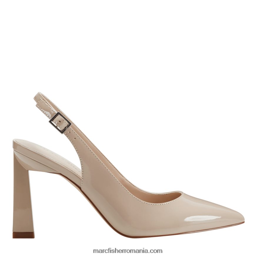 femei Marc Fisher pompă sannek slingback 4P26XF651 brevet de fildeș