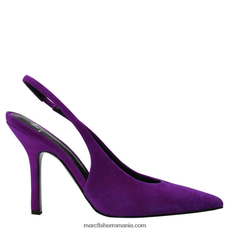 femei Marc Fisher pompa emalyn slingback 4P26XF692 piele intoarsa magenta