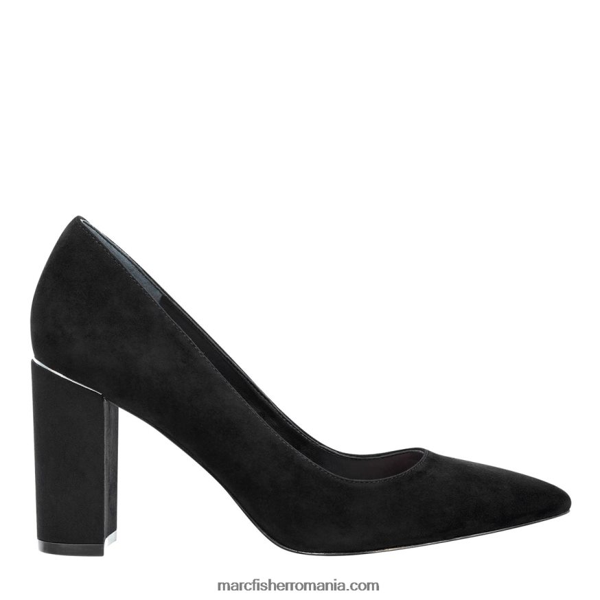 femei Marc Fisher viviene pompa 4P26XF679 piele intoarsa neagra