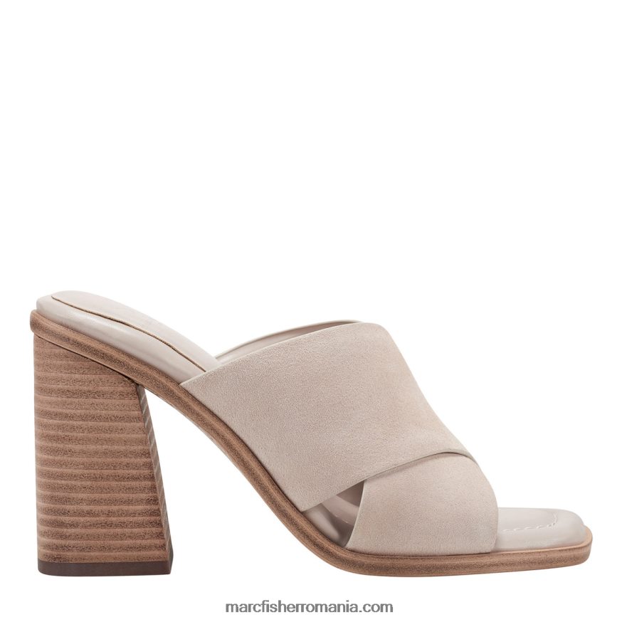 femei Marc Fisher sandală barli cu toc 4P26XF472 piele intoarsa naturala