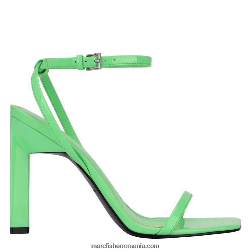 femei Marc Fisher sandală cu toc cu bretele arthur 4P26XF415 piele verde