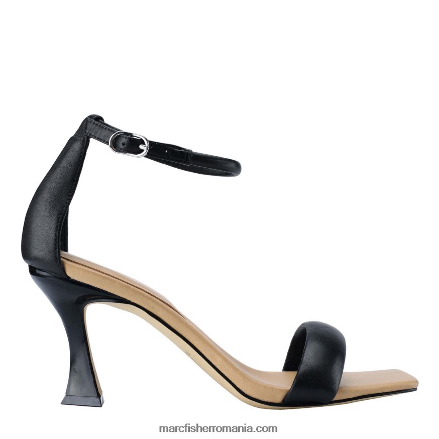 femei Marc Fisher sandală cu toc derine 4P26XF385 piele neagra