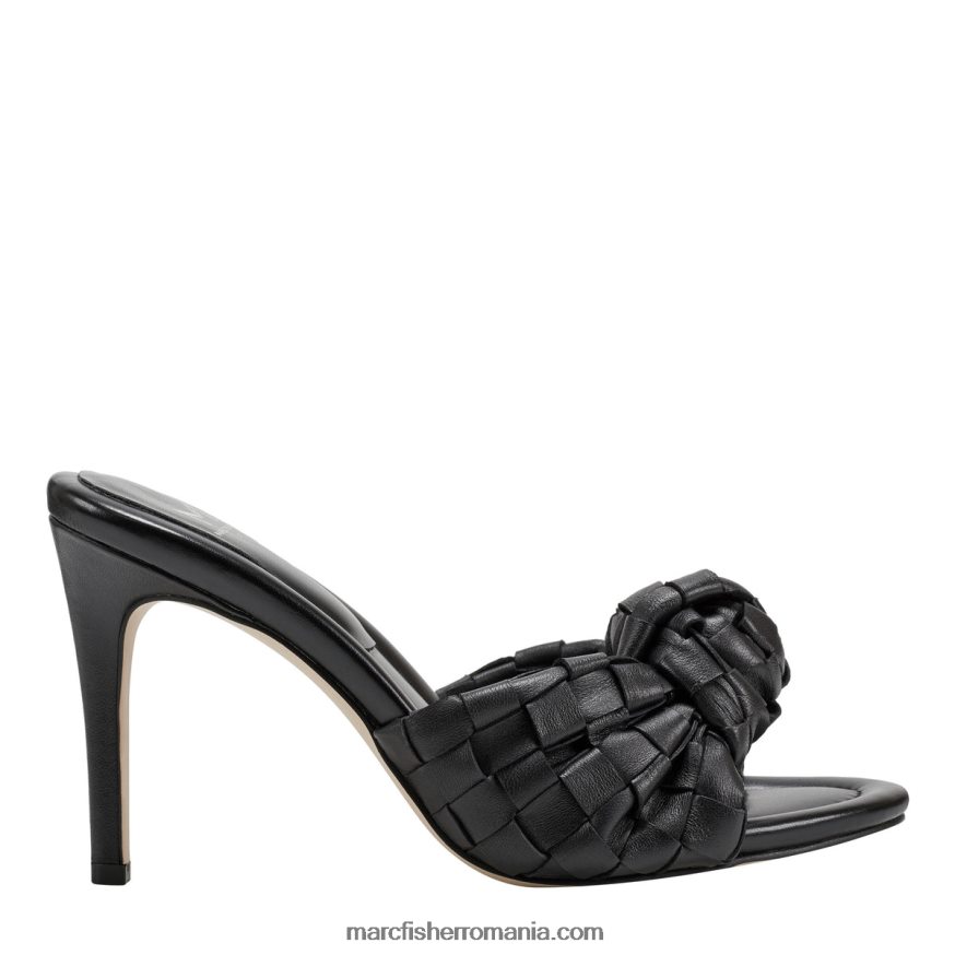 femei Marc Fisher sandală cu toc janna 4P26XF465 piele neagra