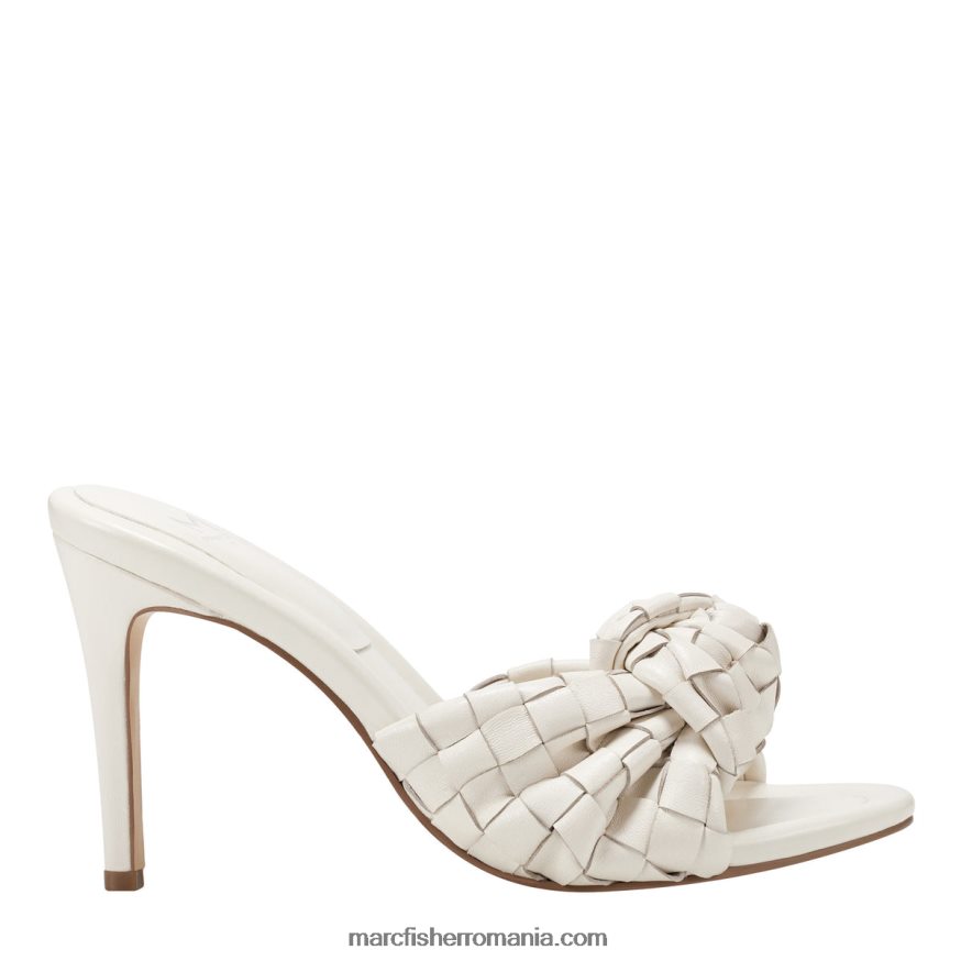 femei Marc Fisher sandală cu toc janna 4P26XF468 piele crem noua