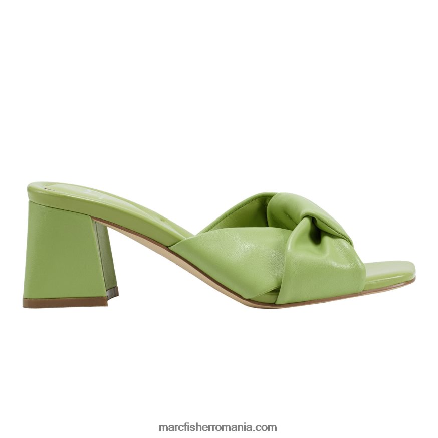 femei Marc Fisher sandale calia cu toc bloc 4P26XF464 verde deschis