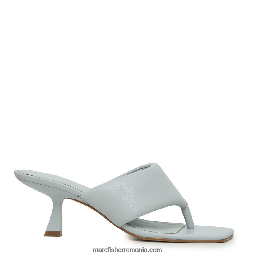 femei Marc Fisher sandale cu toc cici 4P26XF537 piele verde deschis