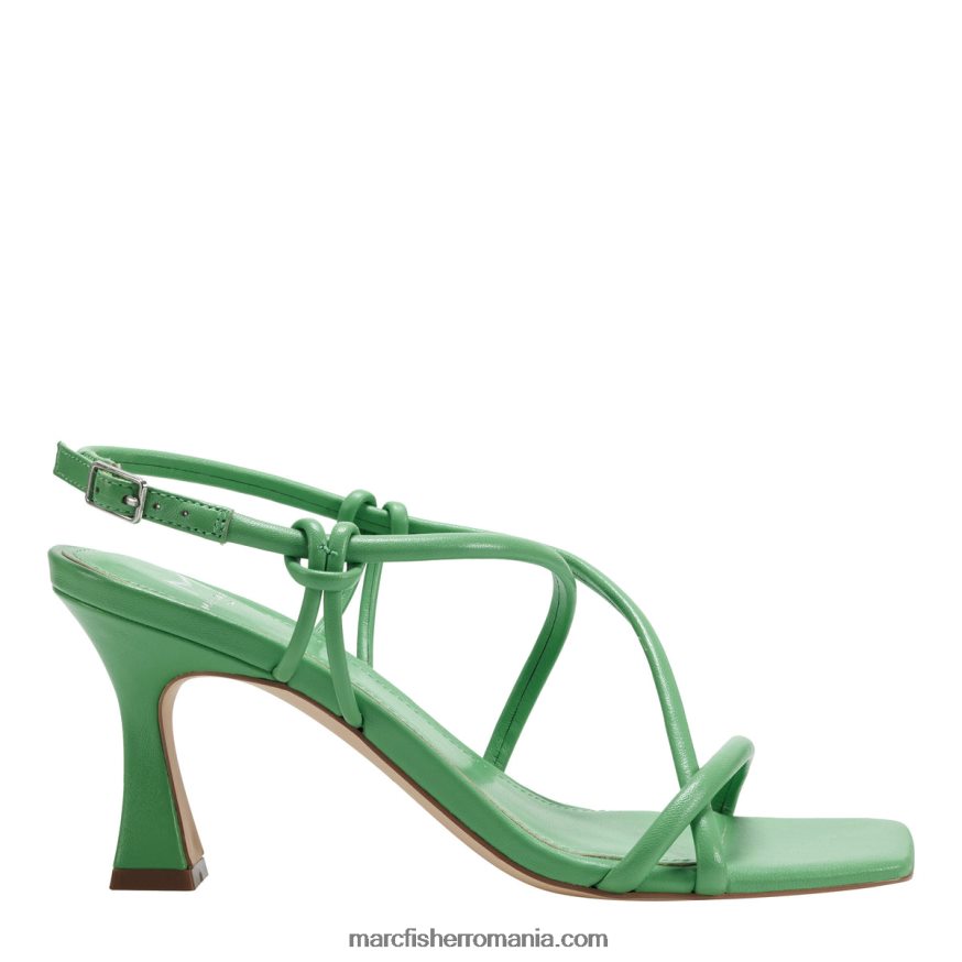 femei Marc Fisher sandale dayne cu toc 4P26XF381 piele verde